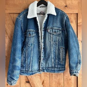 Vintage Levi’s Sherpa Lined Denim Jacket